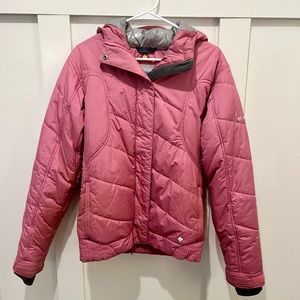Girls’ Columbia Omni-Heat Snow Coat, Pink, Size 18/20